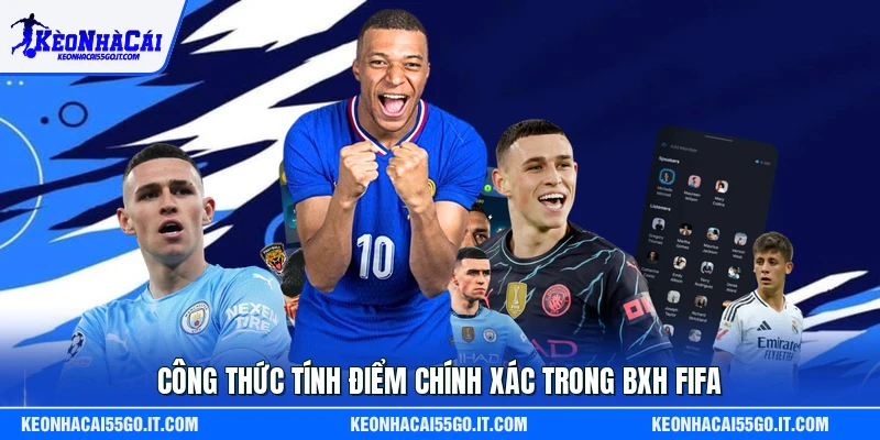 Công thức tính điểm chính xác trong BXH FIFA