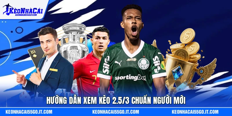 Hướng dẫn xem kèo 2.5/3 chuẩn người mới