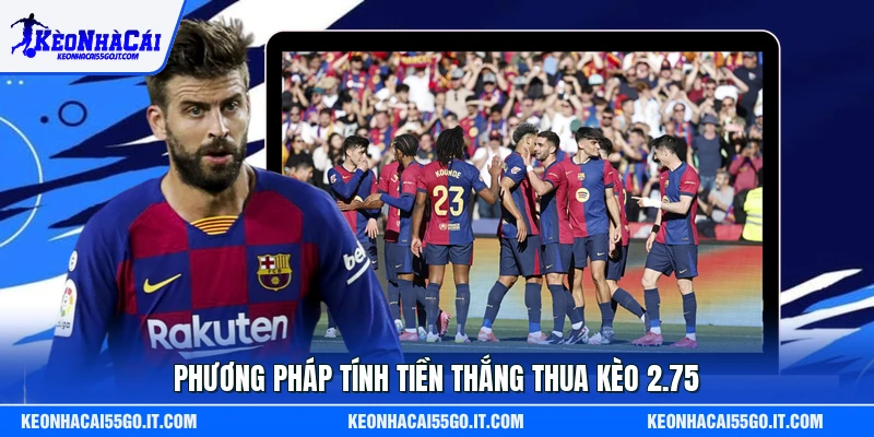 Phương pháp tính tiền thắng thua kèo 2.75