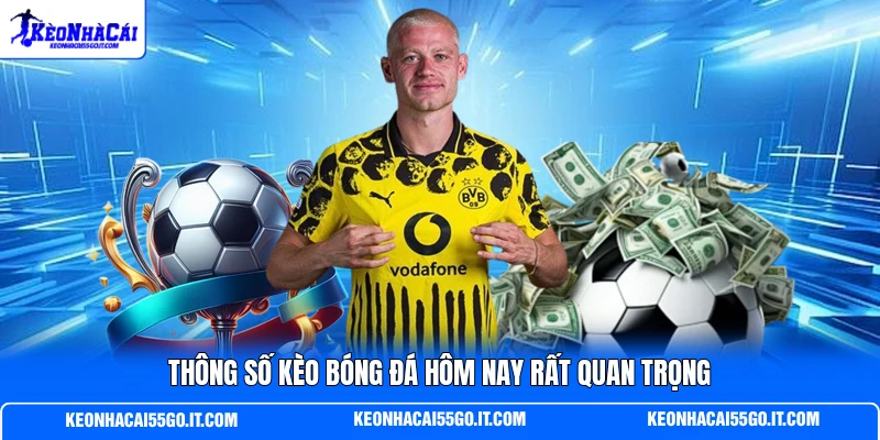 Thông số kèo bóng đá hôm nay rất quan trọng